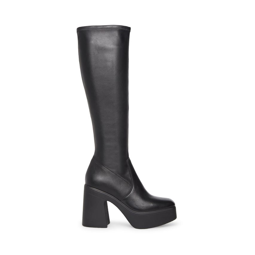 Botas Hasta La Rodilla Steve Madden Phoenix Mujer Negras | ES TZ0389